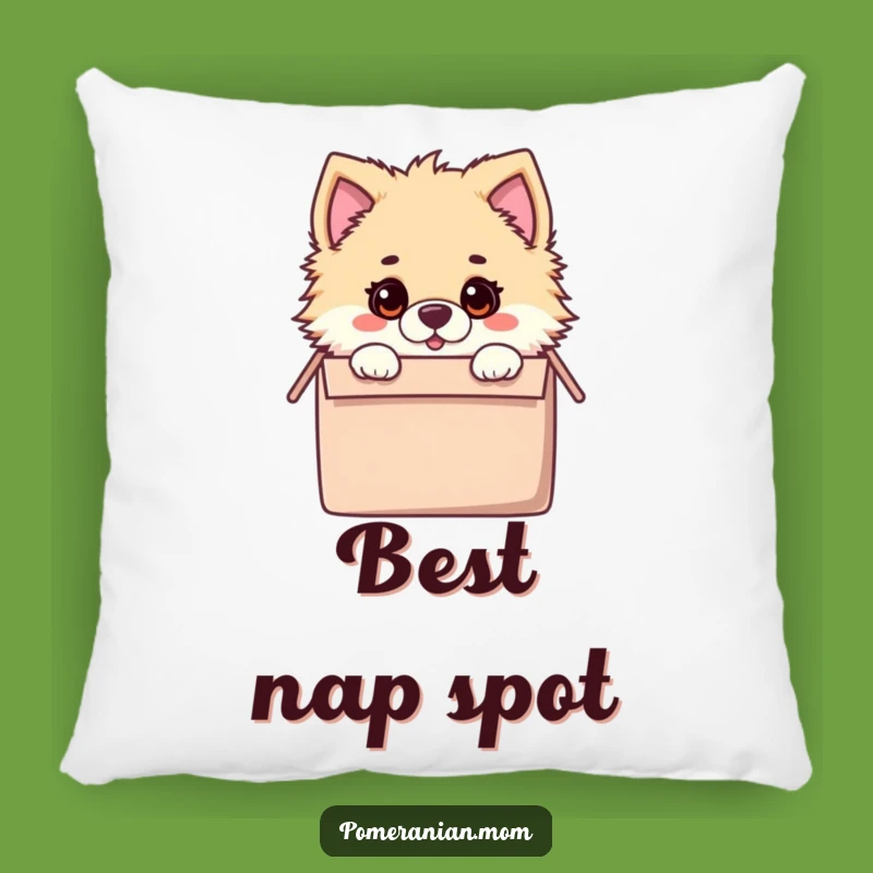 Funny Kawaii Pomeranian Toy Box Pillow: Soft and Hilarious Surprise Cushion