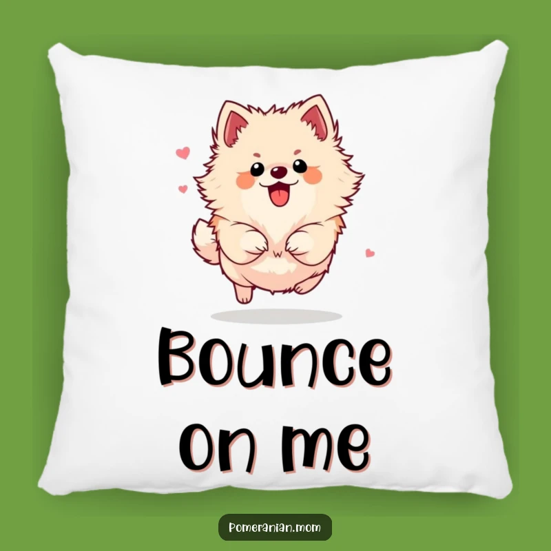 Funny Energetic Pomeranian Pillow: Cozy Comfort with Playful Spirit