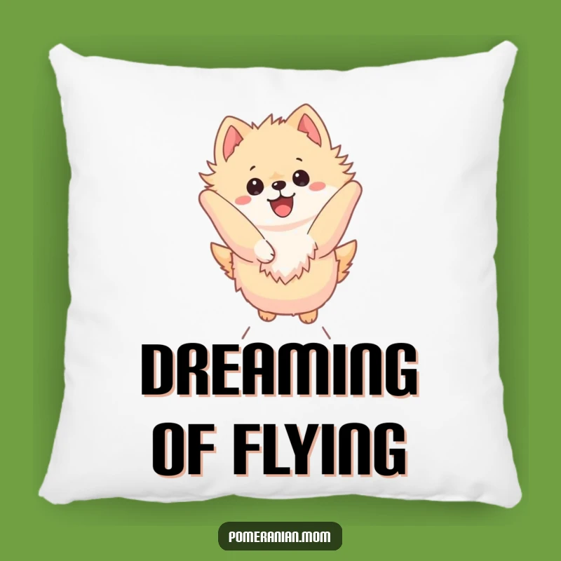 Funny Kawaii Pomeranian Pillow - Dynamic Leap Cushion Gift