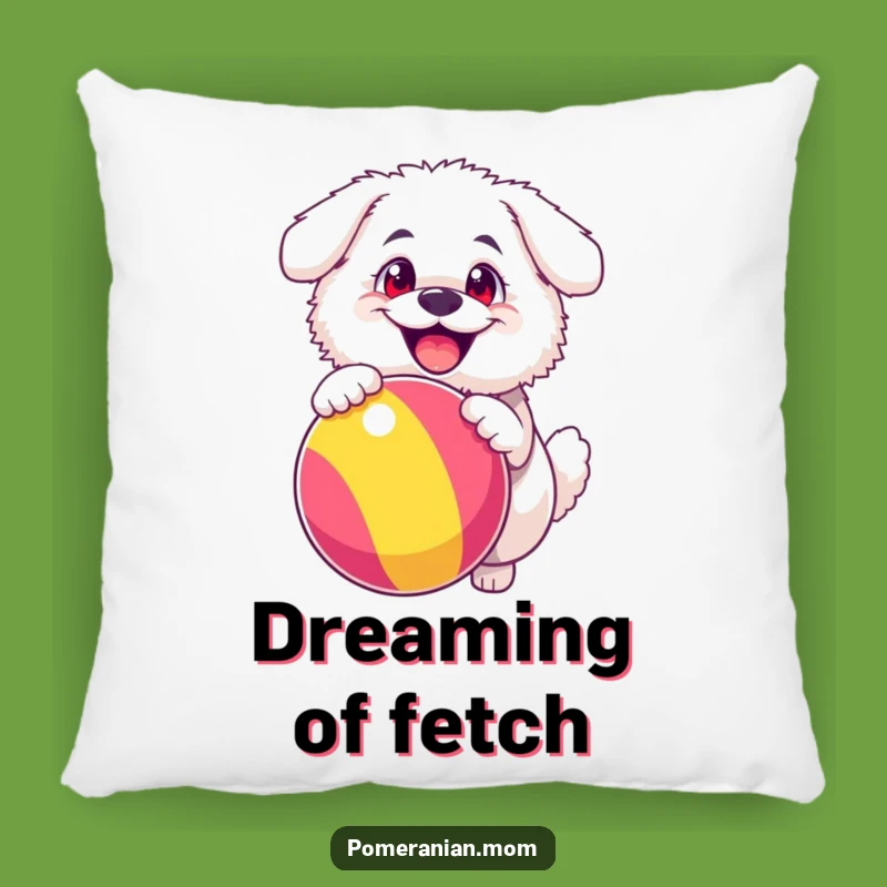 Funny Fluffy Dog Ball Pillow, Cozy Happy Cushion Gift
