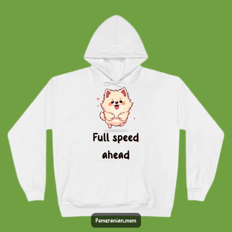 Cozy Funny Energetic Pomeranian Hoodie: Warmth Meets Playful Spirit