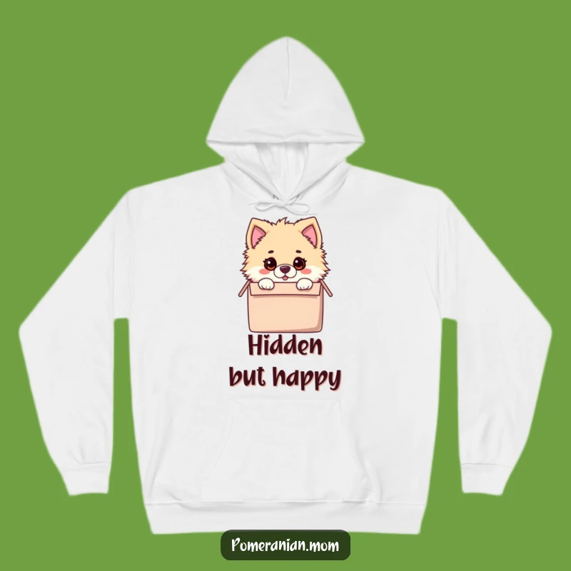 Funny Kawaii Pomeranian Toy Box Hoodie: Cozy and Hilarious Surprise Dog Gift