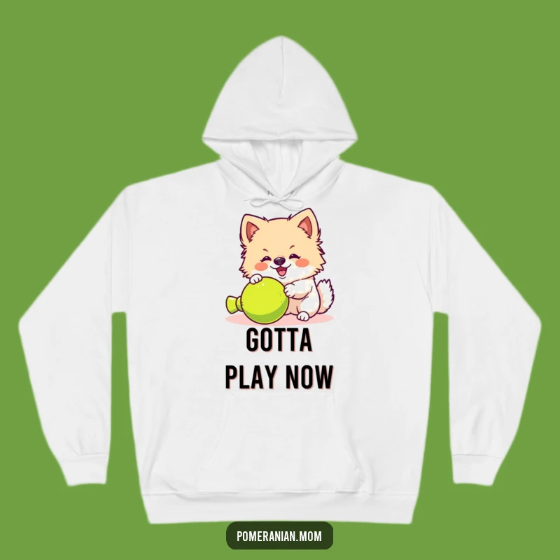 Funny Kawaii Pomeranian Yip Hoodie - Cozy & Playful Dog Lover Wear