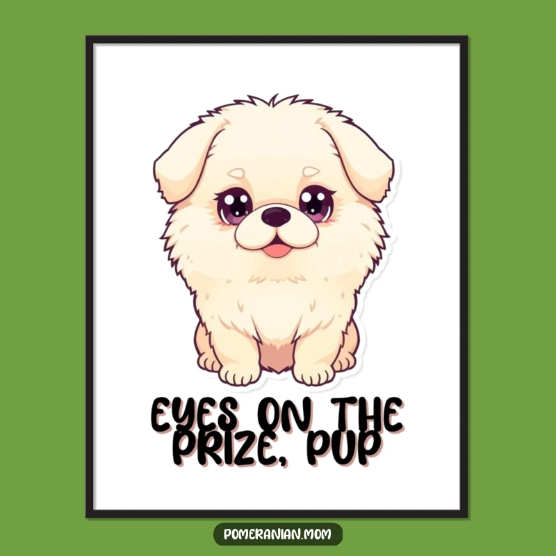Free Printable Wall Art: Fluffy Dog, Funny Downloadable Decor