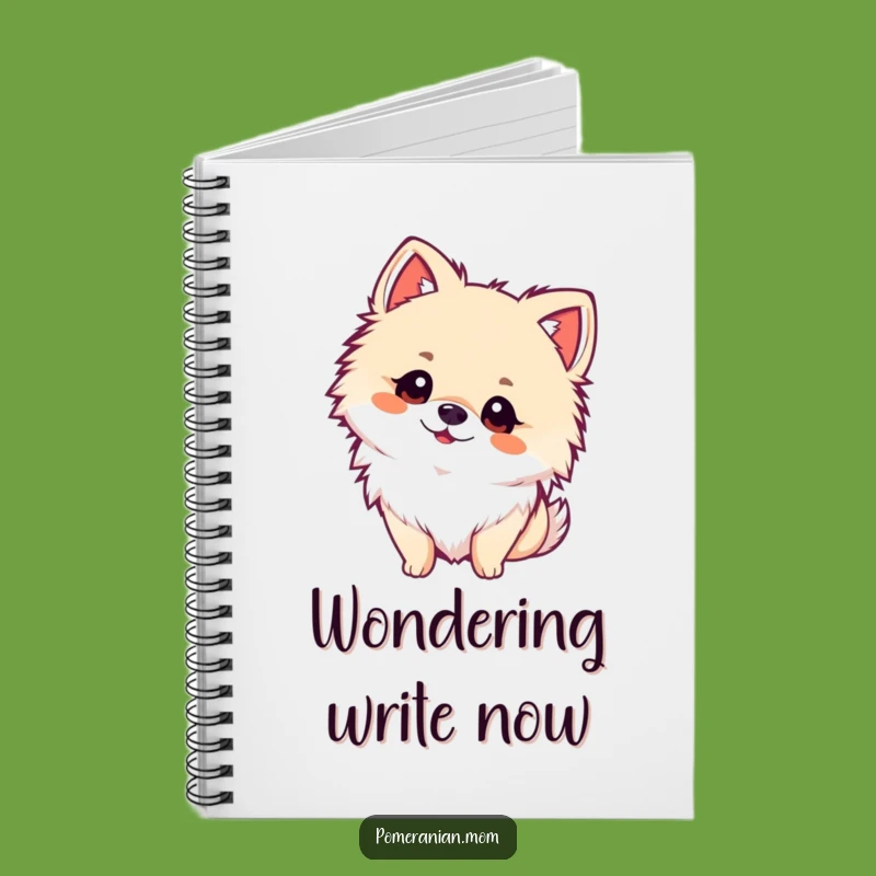 Funny Kawaii Pomeranian Journal - Curious & Hilarious Stationery