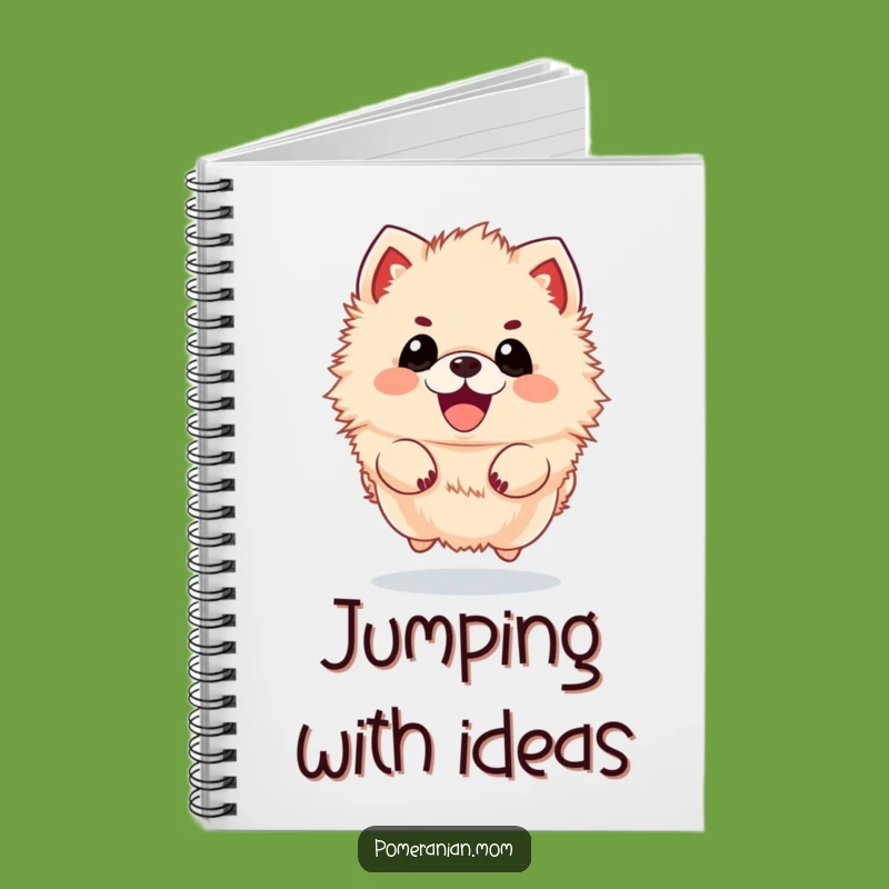 Funny Kawaii Pomeranian Journal - Energetic & Hilarious Stationery