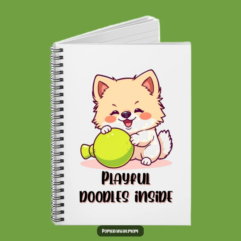 Funny Kawaii Pomeranian Journal - Playful & Hilarious Stationery