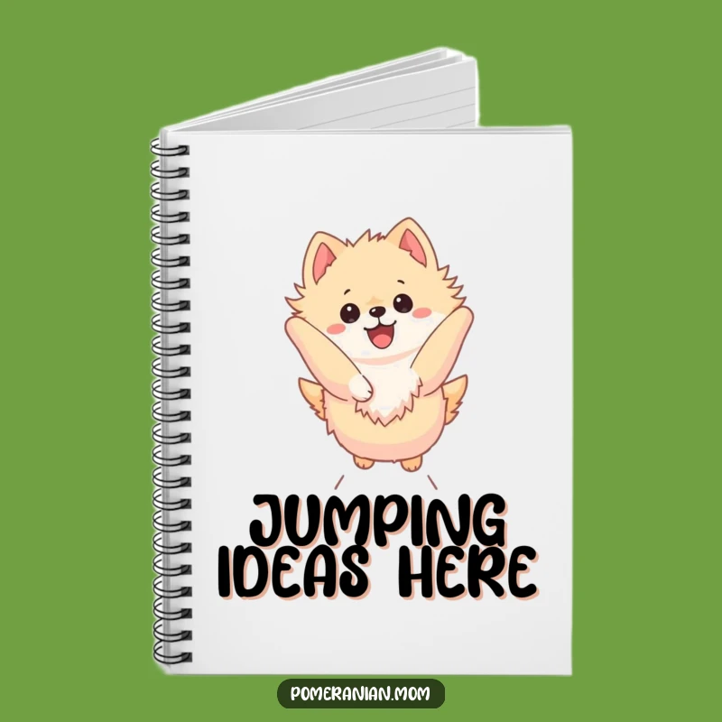 Funny Kawaii Pomeranian Notebook - Dynamic Leap Journal Gift
