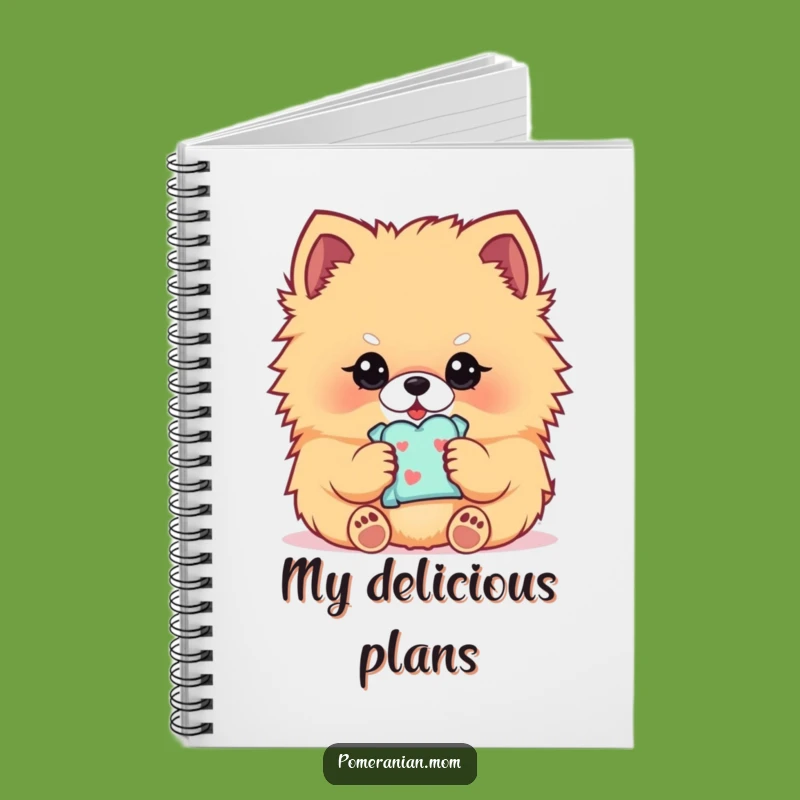 Funny Kawaii Pomeranian Notebook: Sweet Treat Journal, Perfect Humorous Gift for Notes