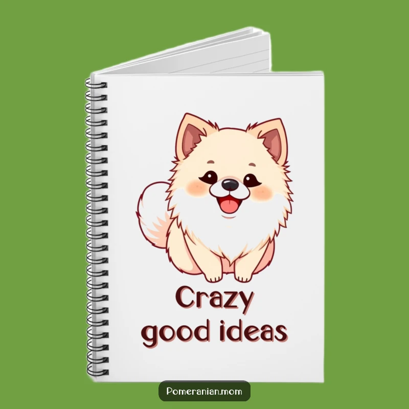 Funny Pomeranian Notebook: Ecstatic Smile Journal, Perfect for Happy Notes