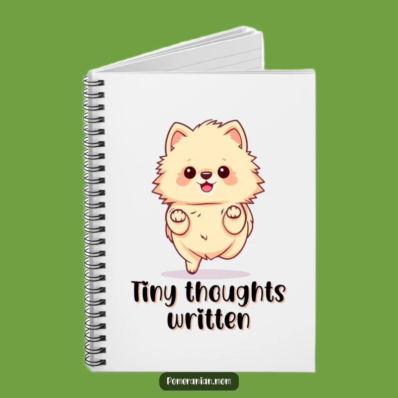 Funny Kawaii Pomeranian Journal - Elegant & Hilarious Stationery