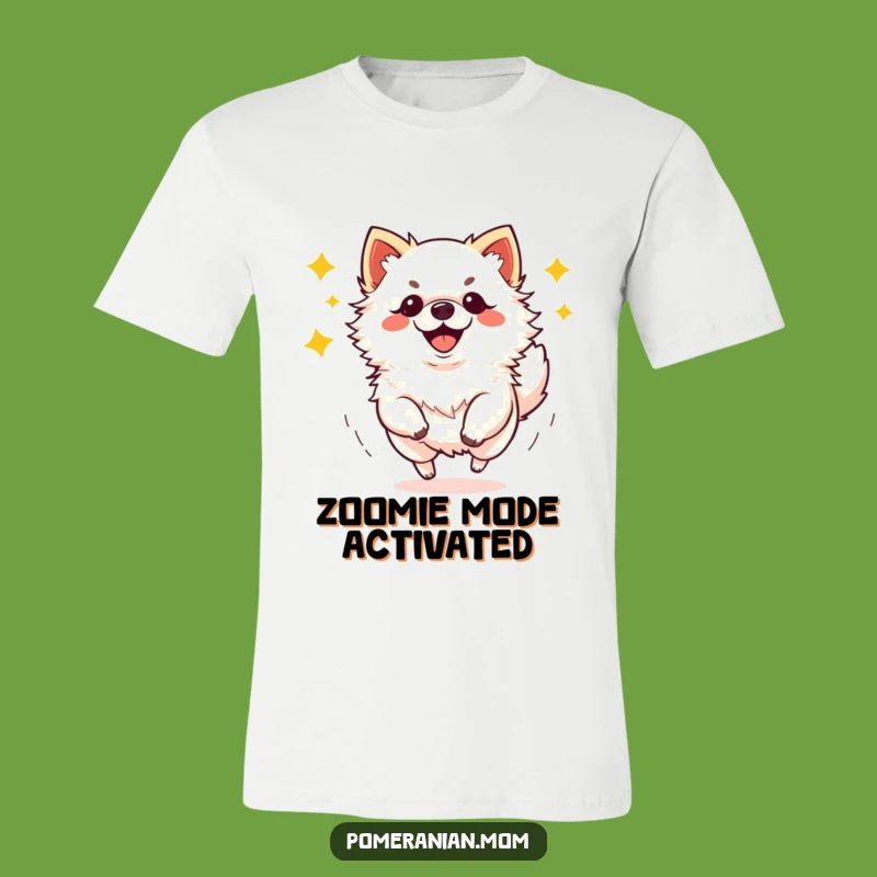Funny Pomeranian Zoomies T-Shirt: Kawaii Doggo Energy Tee