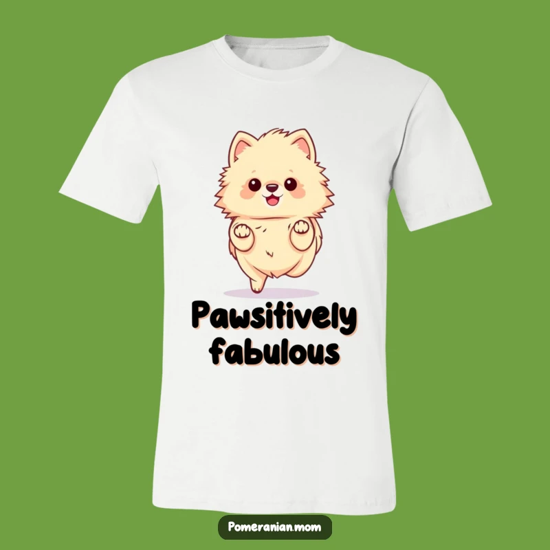 Funny Kawaii Pomeranian Prance Tee - Cute & Stylish Dog Apparel
